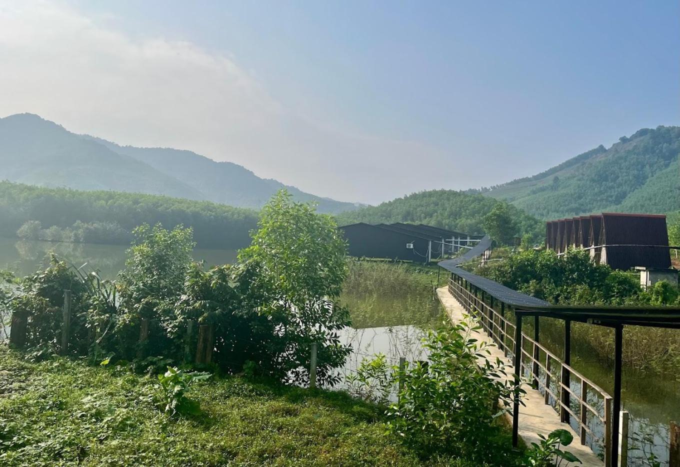 Nguyen Shack Retreat Resort Фонгня Екстер'єр фото
